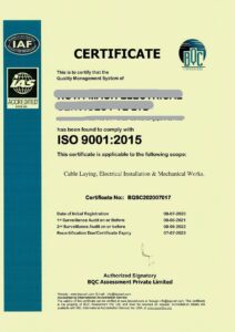 ISO 9001-2015 Certificate believermultiservices